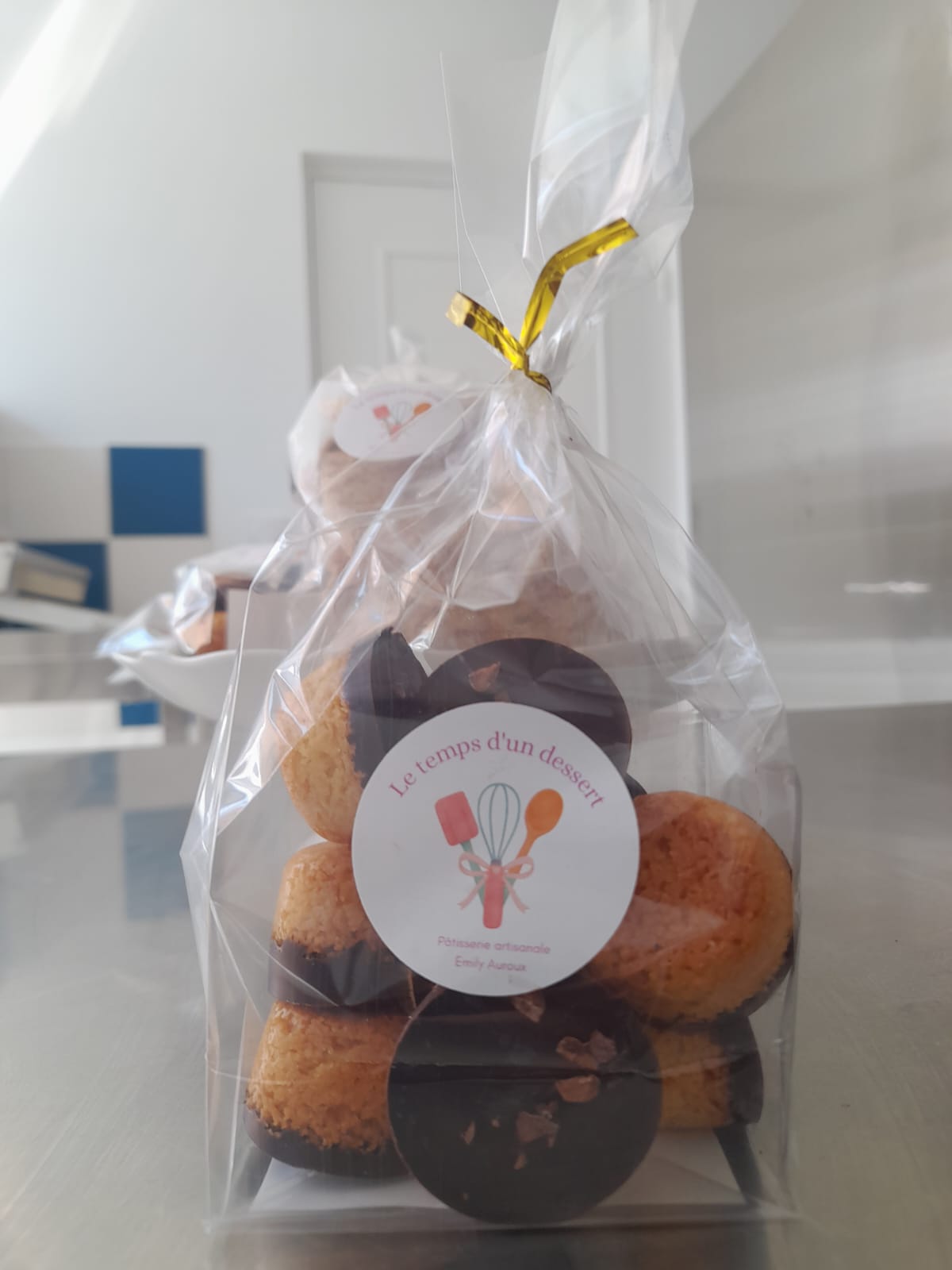 Palets bretons chocolat noir, pâtisserie de Le Temps d'un Dessert