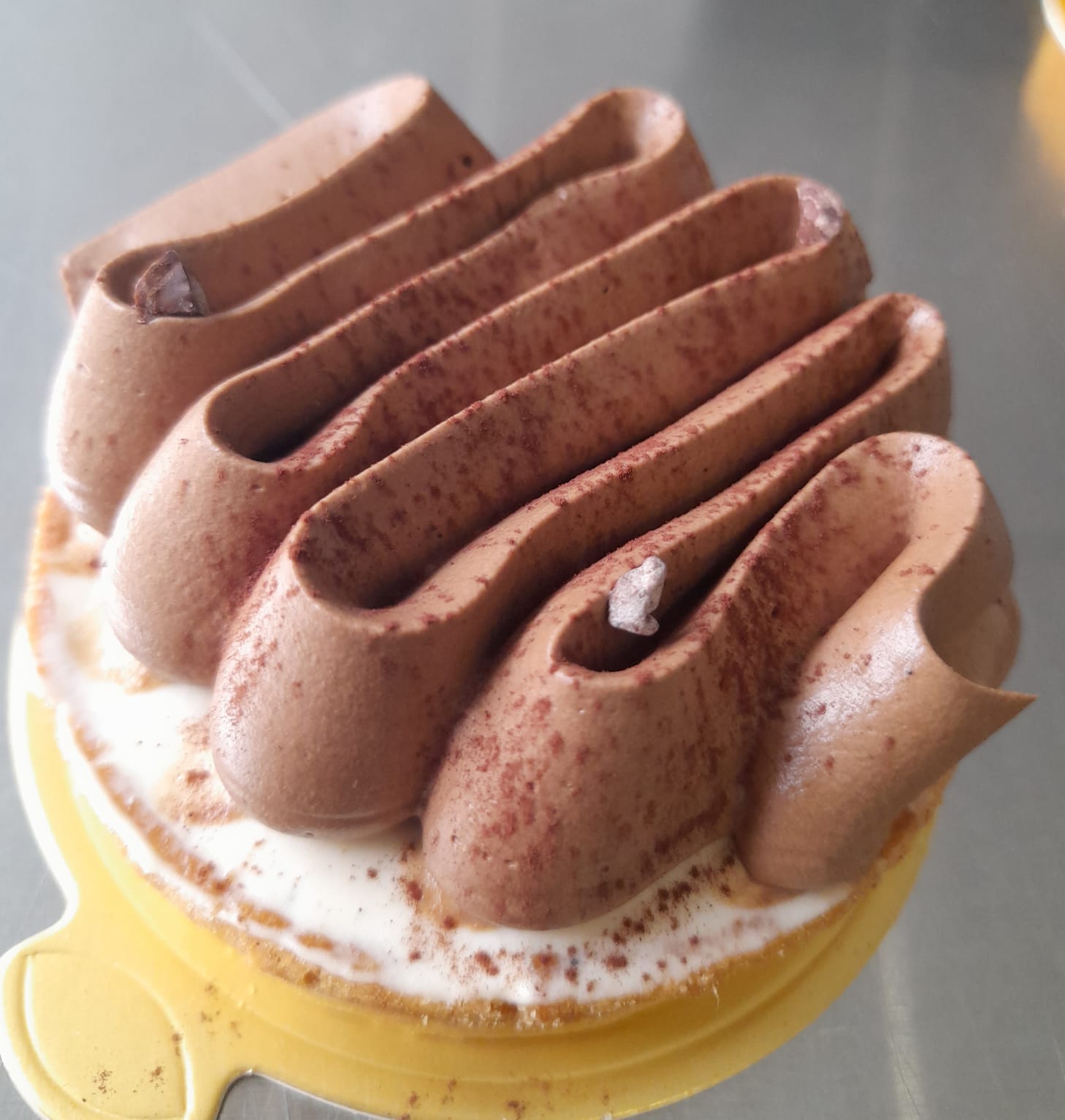 Tarte façon tiramisu, pâtisserie de Le Temps d'un Dessert