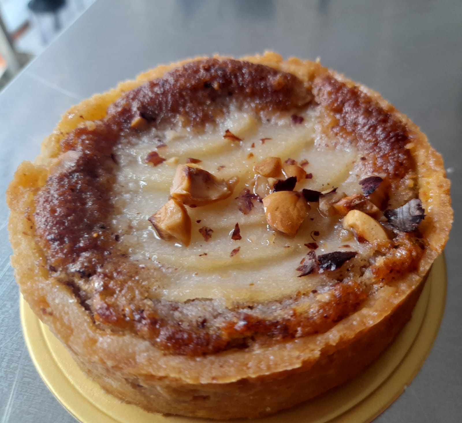 Amandine poires noisettes, pâtisserie de Le Temps d'un Dessert