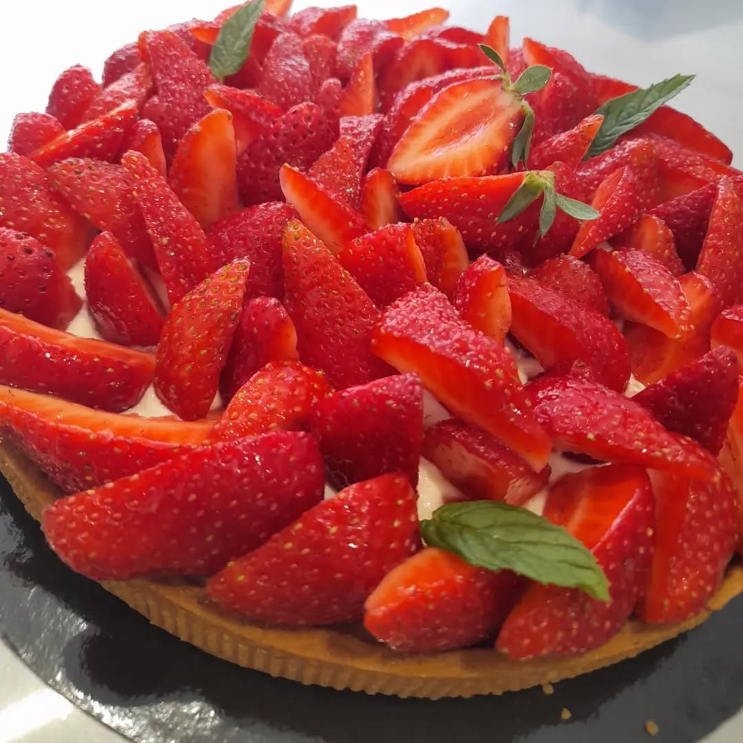 Tarte aux fraises, pâtisserie de Le Temps d'un Dessert
