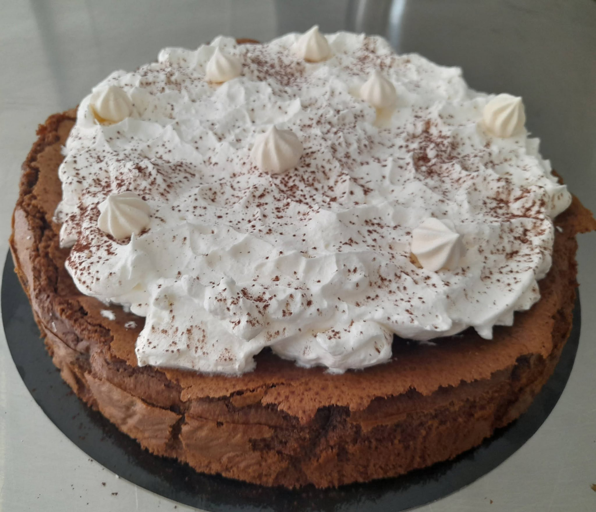 Fondant chocolat crème, pâtisserie de Le Temps d'un Dessert