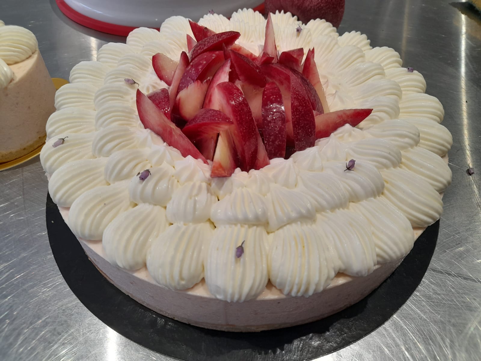 L'aoûtien pêche nectarine, pâtisserie de Le Temps d'un Dessert