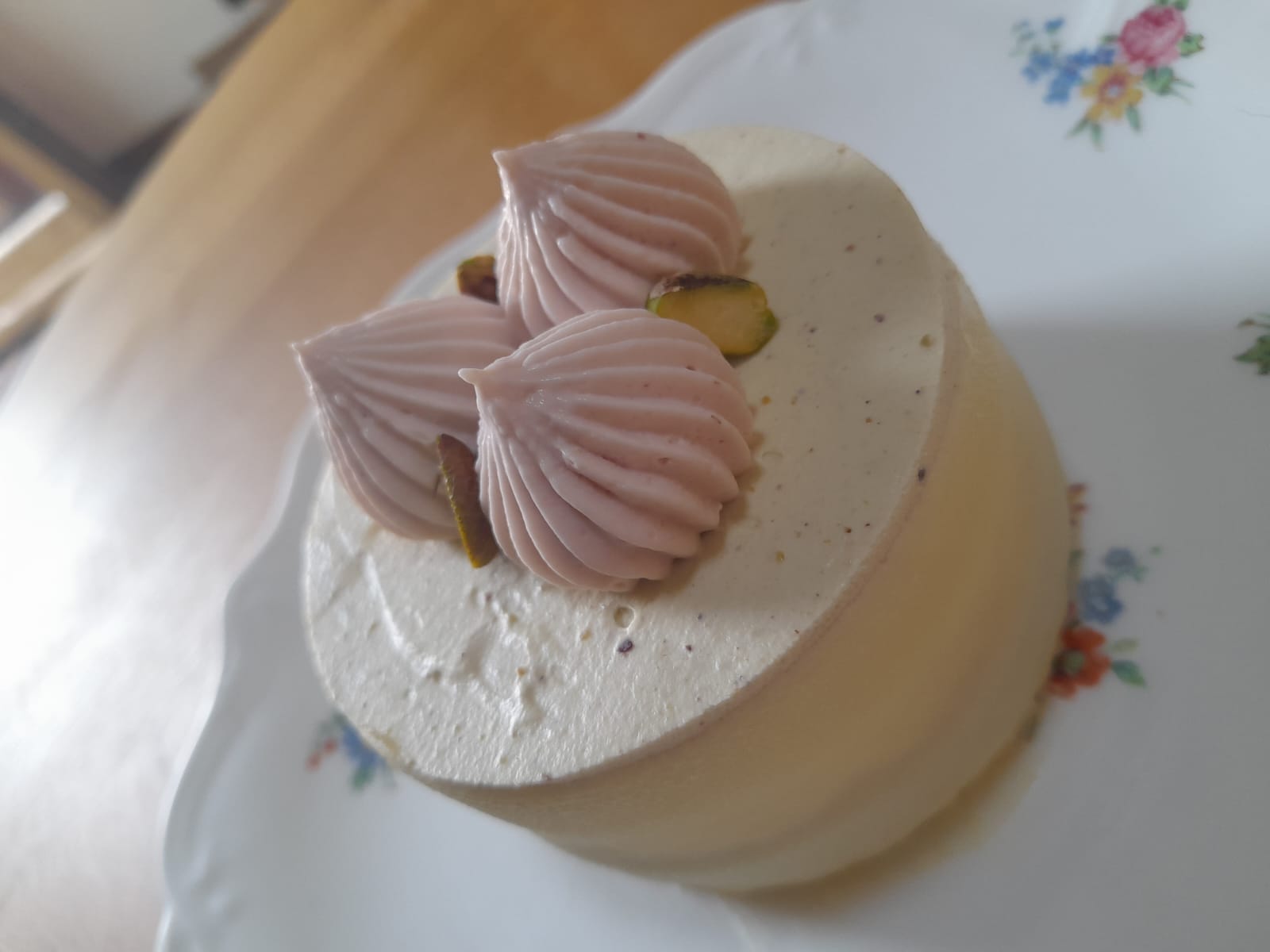 Pistache framboise, pâtisserie de Le Temps d'un Dessert
