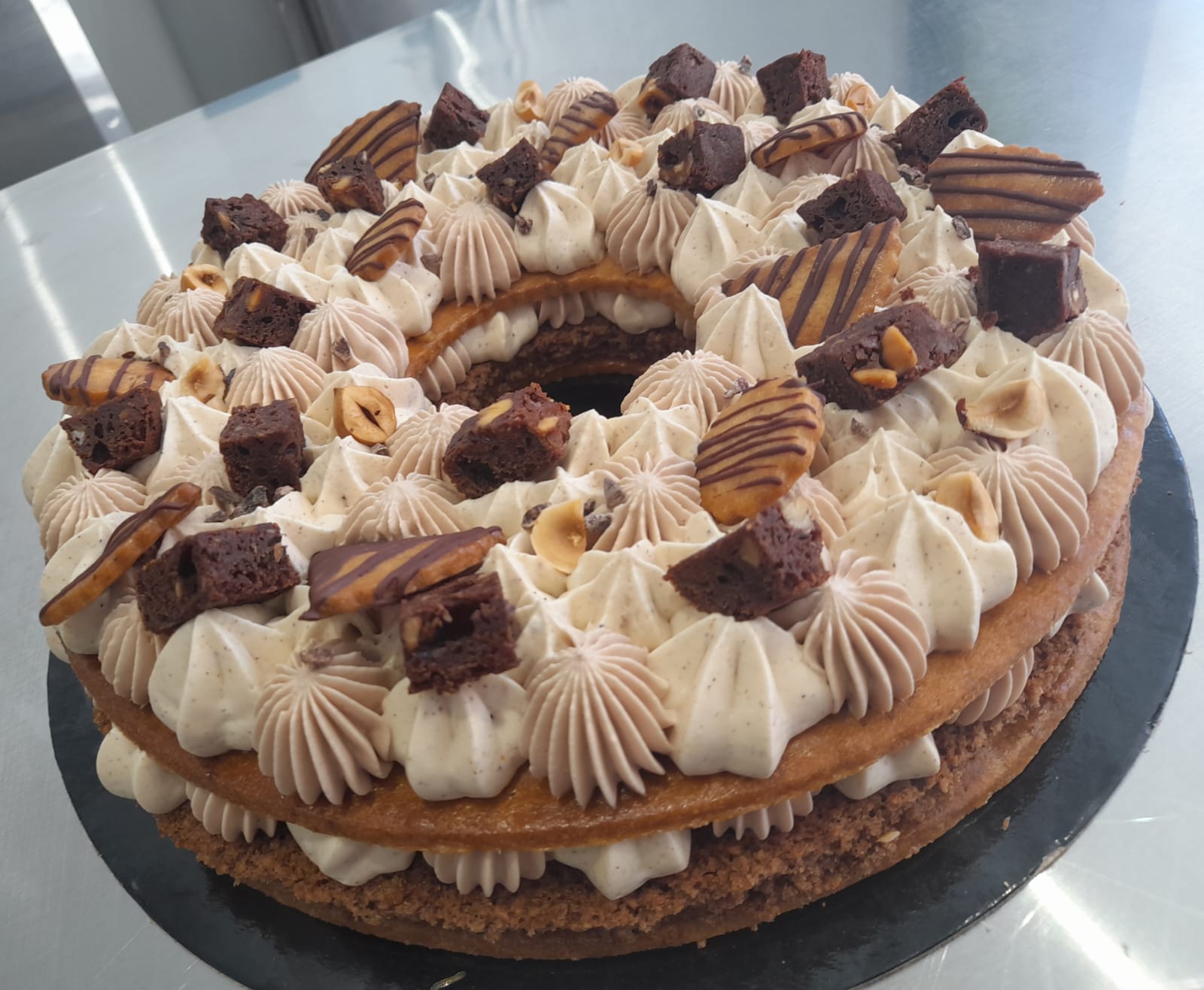 Praliné chocolat lait et noir, pâtisserie de Le Temps d'un Dessert
