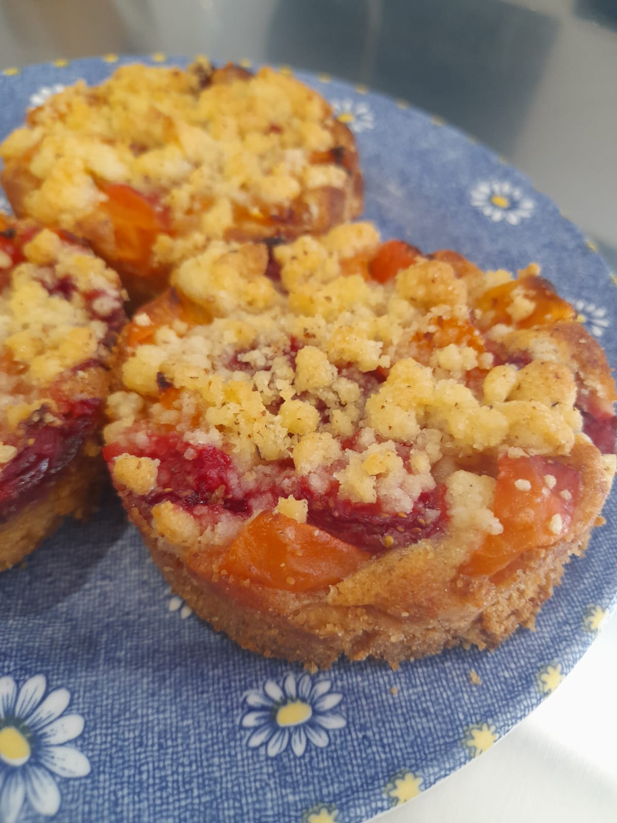 Crumble abricot fraise, pâtisserie de Le Temps d'un Dessert